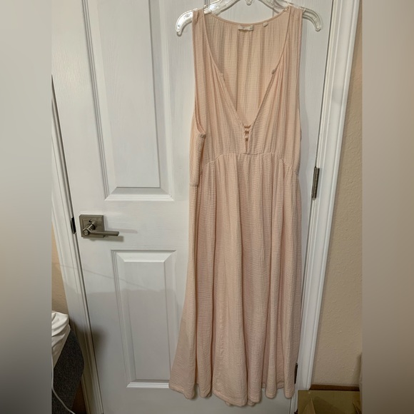 Skin Dresses & Skirts - Skin Worldwide Blush Cotton Gauze Dress
